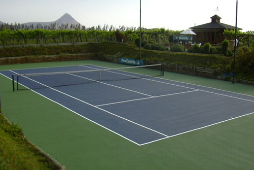 Cancha Tenis – Sala de Ventas ProCourts, año 2005 Viña del Marr